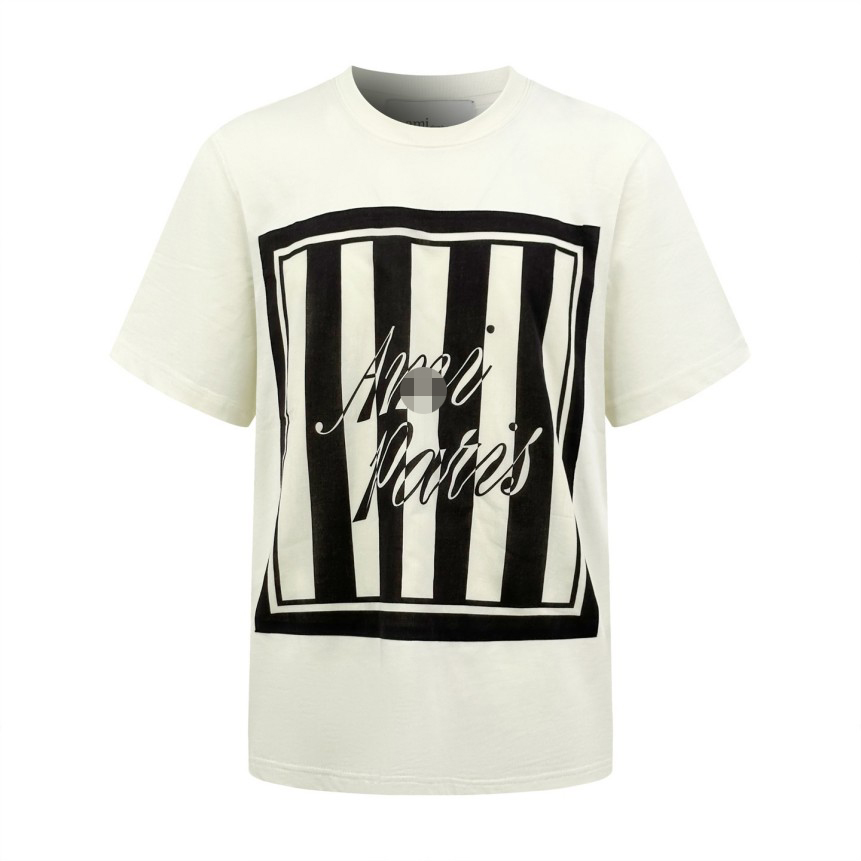 【アミ】メンズ レディース 半袖Tシャツ aat23537