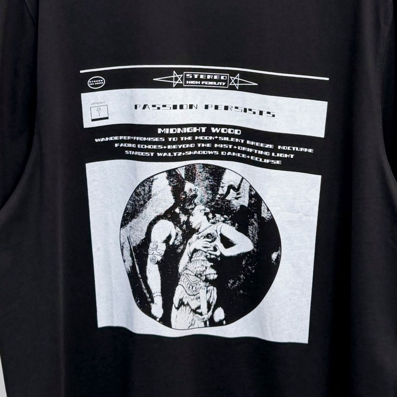 【リックオウエンスタイプ】メンズ レディース 半袖Tシャツ aat23646