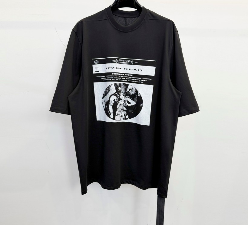 【リックオウエンスタイプ】メンズ レディース 半袖Tシャツ aat23646