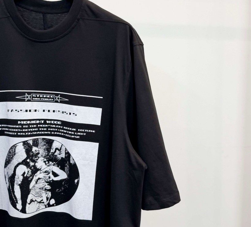 【リックオウエンスタイプ】メンズ レディース 半袖Tシャツ aat23646