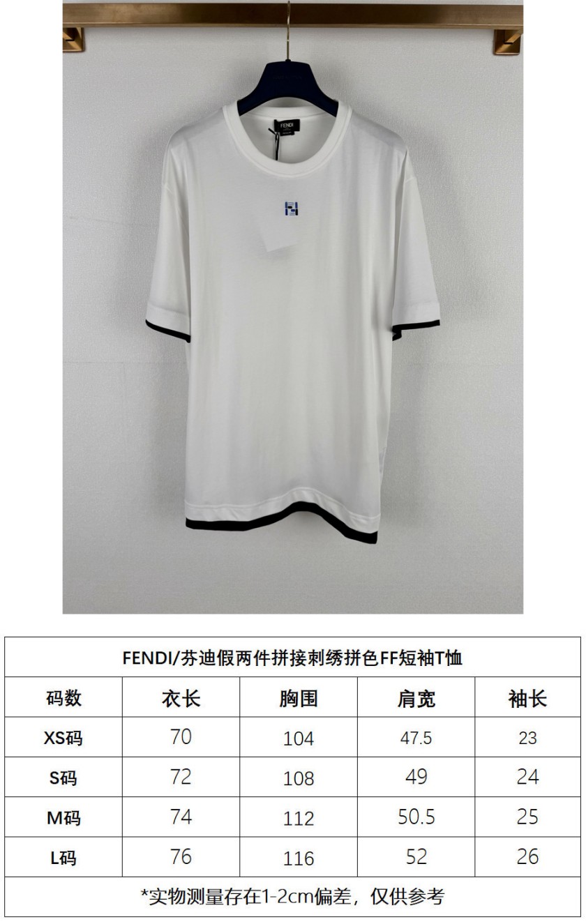 【フェンディタイプ】メンズ レディース 半袖Tシャツ aat23657