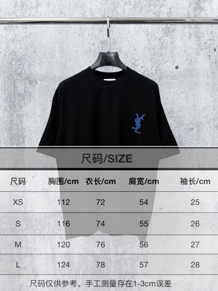 【サンローランタイプ】メンズ レディース 半袖Tシャツ aat23660