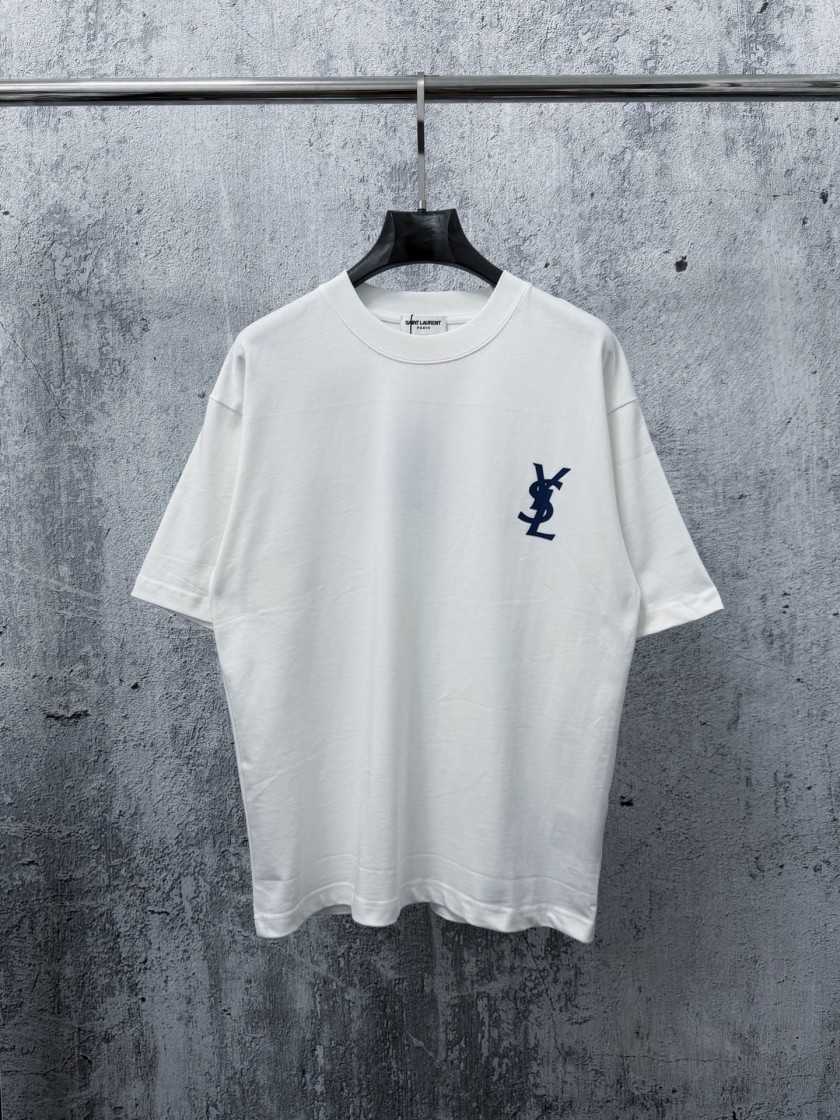 【サンローランタイプ】メンズ レディース 半袖Tシャツ aat23660