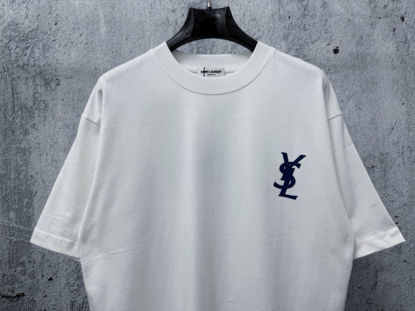 【サンローランタイプ】メンズ レディース 半袖Tシャツ aat23660