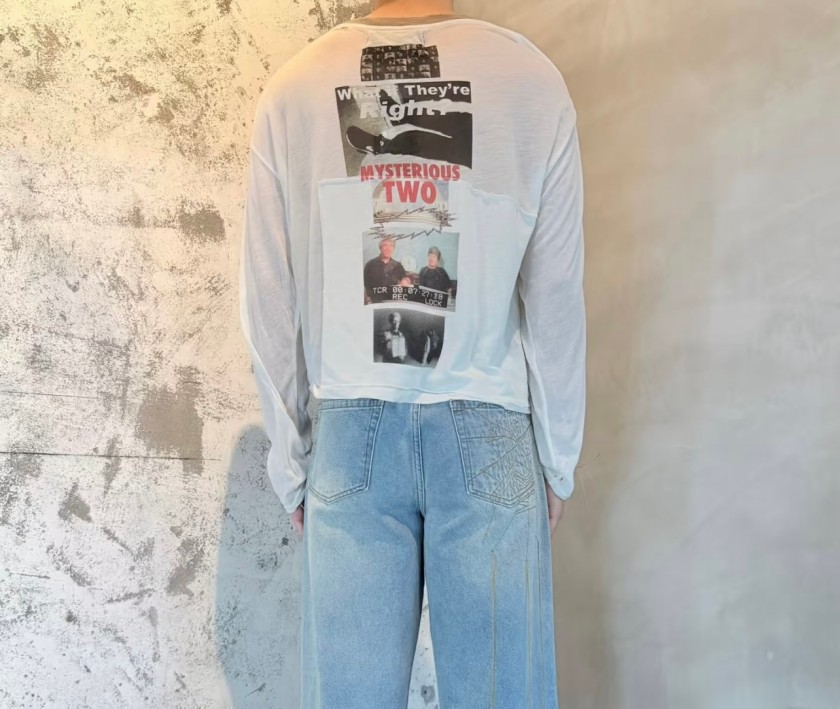【PALY HOLLYWOOD】メンズ レディース 長袖 Tシャツ aat23666