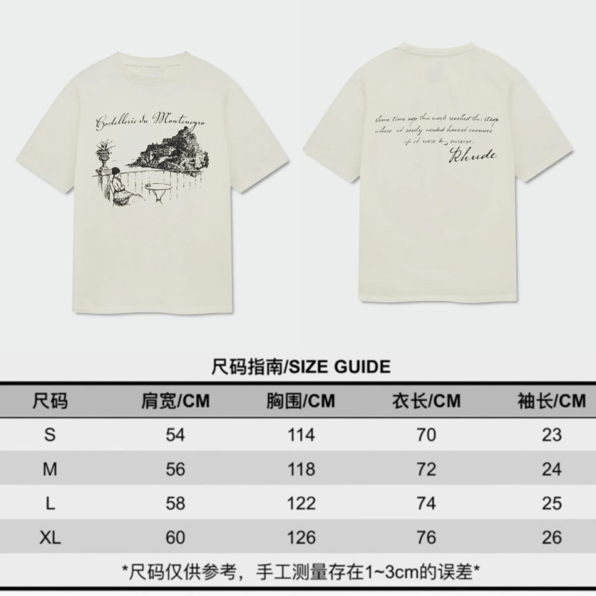 【ルード】メンズ レディース 半袖Tシャツ aat23668