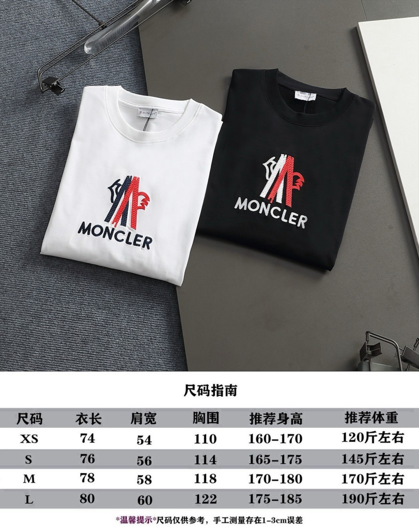 【モンクレールタイプ】メンズ レディース 半袖Tシャツ aat23672
