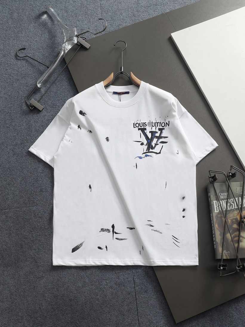 【ヴィトンタイプ】メンズ レディース 半袖Tシャツ aat23673