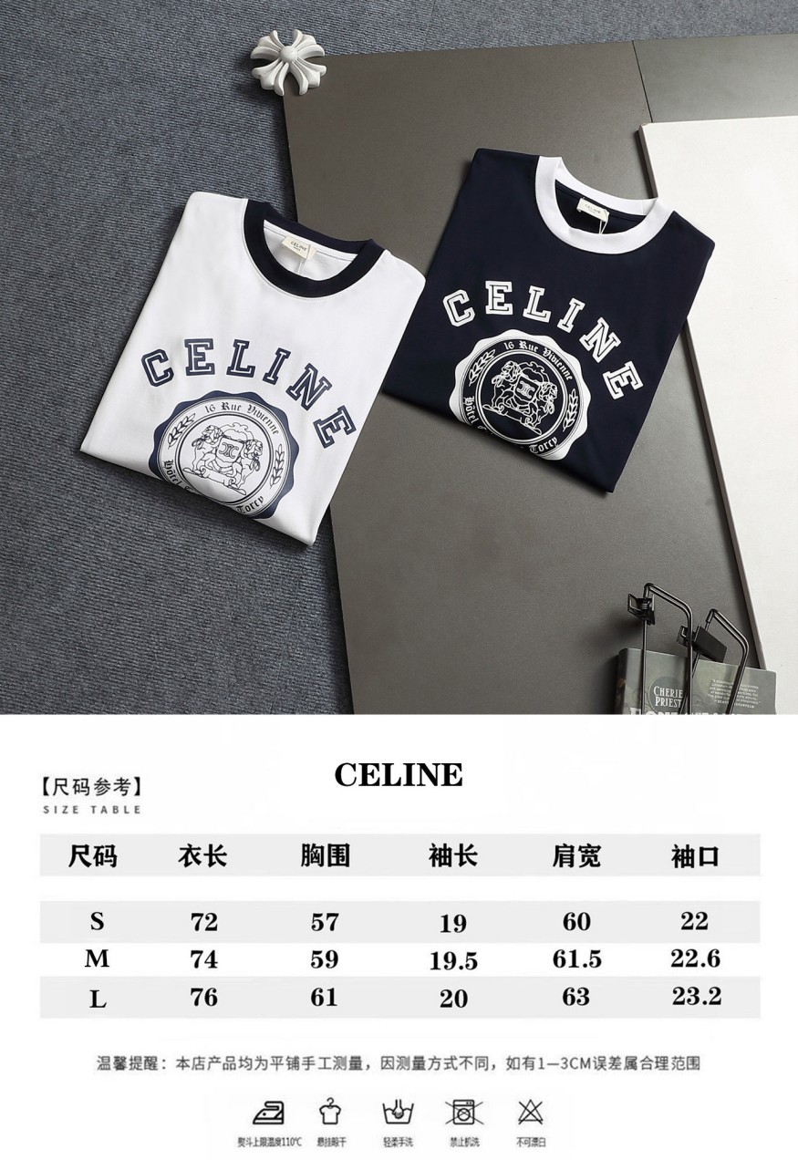 【セリーヌタイプ】メンズ レディース 半袖Tシャツ aat23679