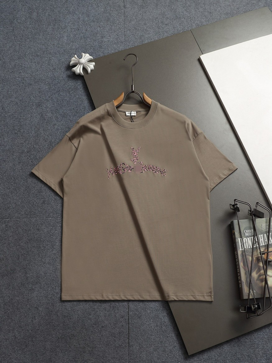 【サンローランタイプ】メンズ レディース 半袖Tシャツ aat23681