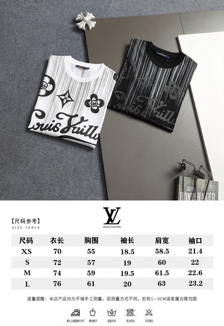 【ヴィトンタイプ】メンズ レディース 半袖Tシャツ aat23683