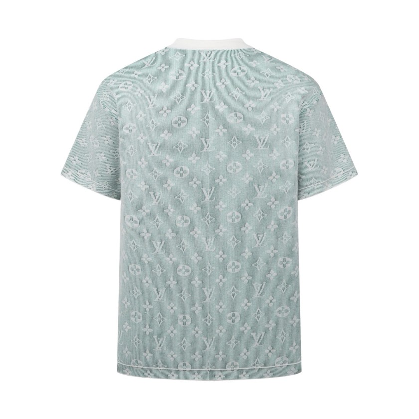 【ヴィトンタイプ】メンズ レディース　ニット 半袖Tシャツ aat23694