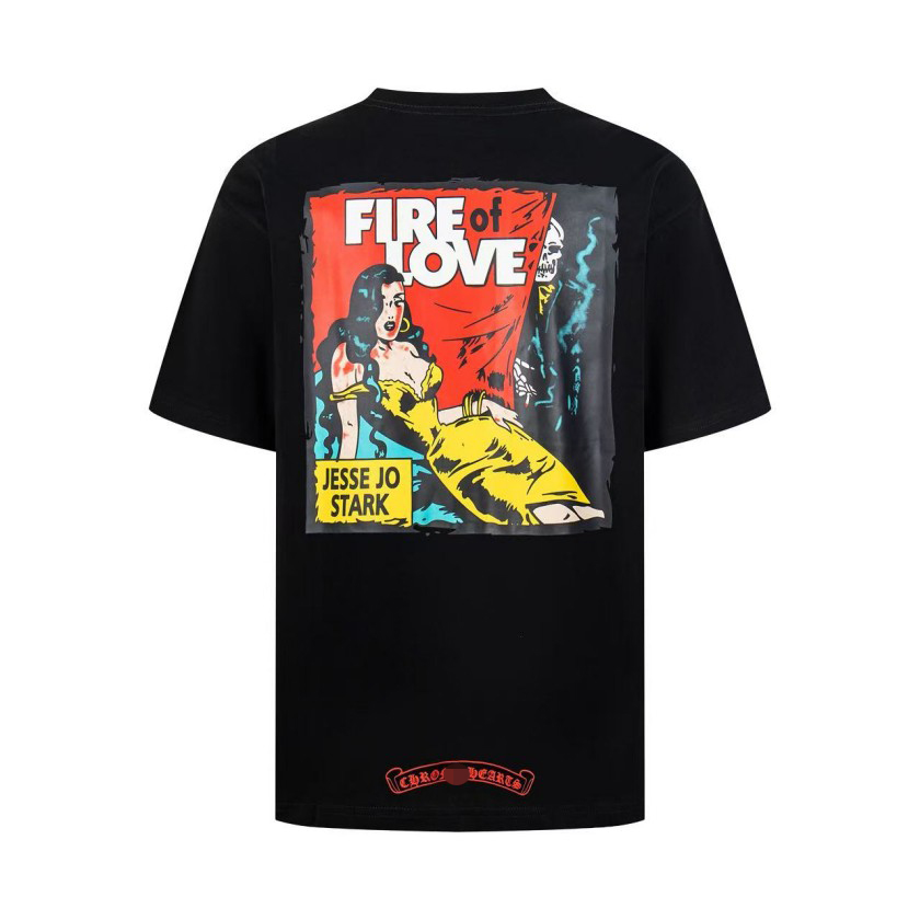 【クロムハーツタイプ】×【DEADIY DOLL】メンズ レディース 半袖Tシャツ aat23701