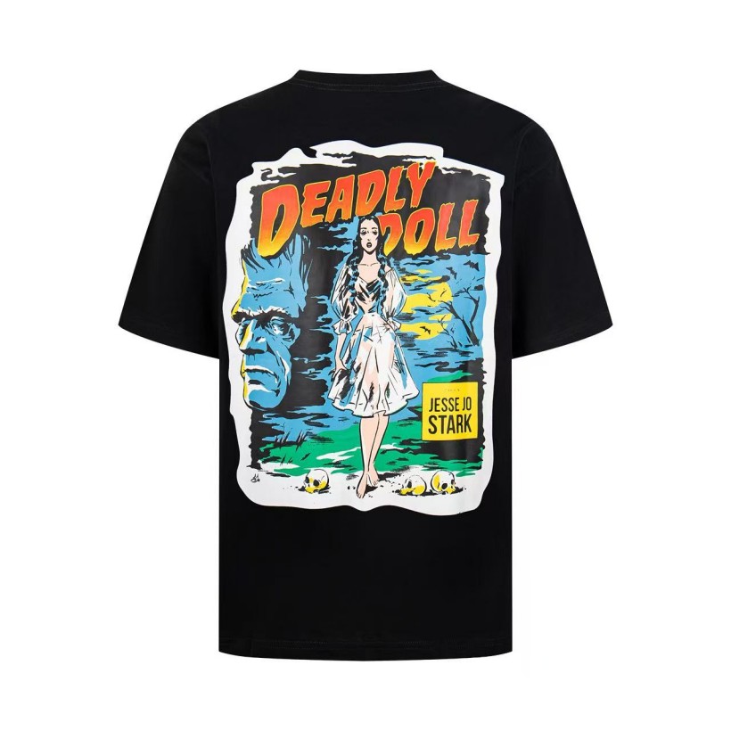 【クロムハーツタイプ】×【DEADIY DOLL】メンズ レディース 半袖Tシャツ aat23702