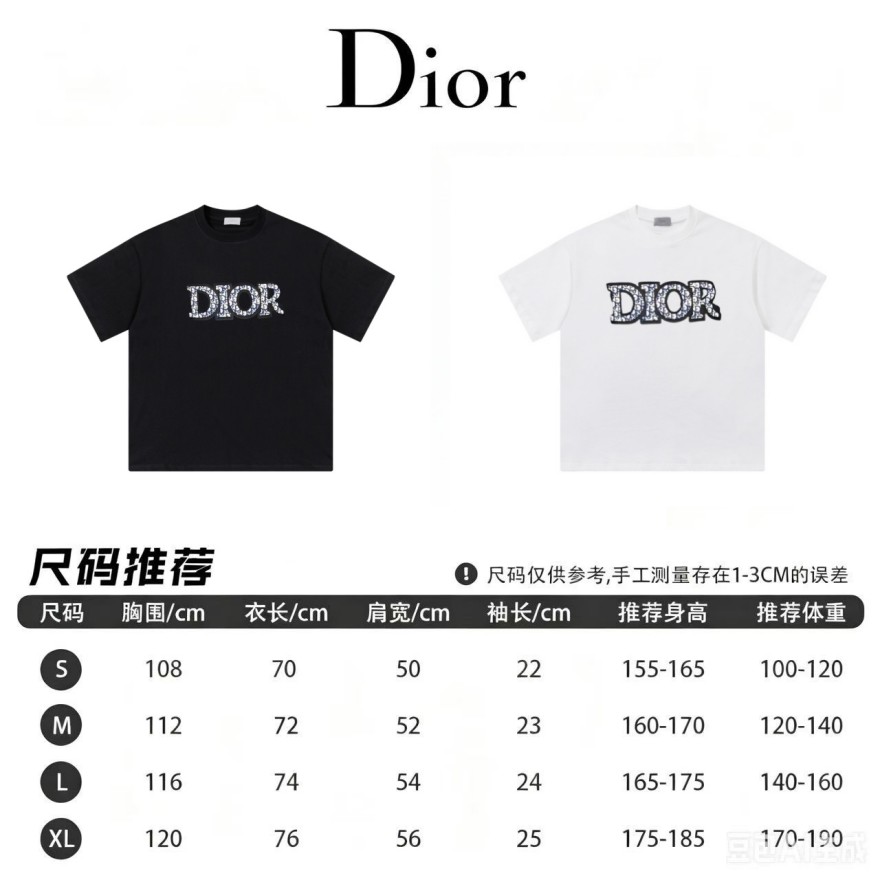 【ディオールタイプ】メンズ レディース 半袖Tシャツ aat23704