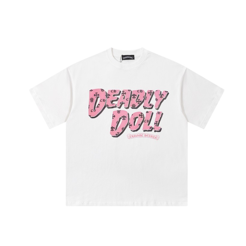 【クロムハーツタイプ】メンズ レディース 半袖Tシャツ aat23706