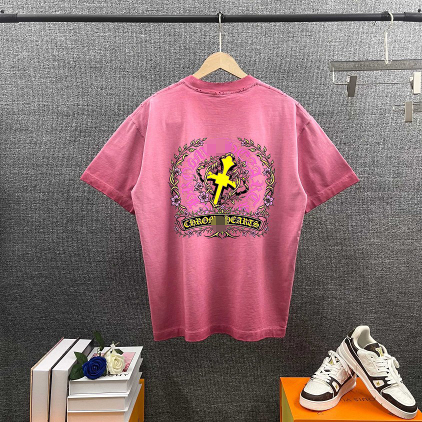【クロムハーツタイプ】メンズ レディース 半袖Tシャツ aat23727