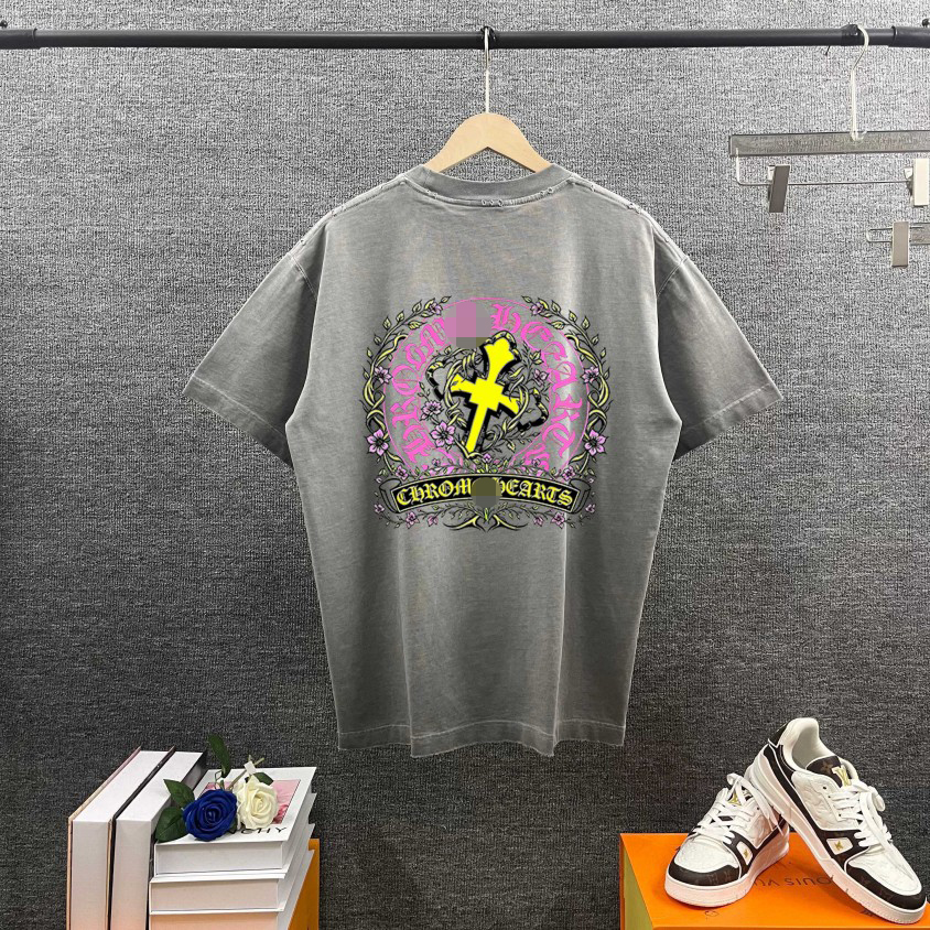 【クロムハーツタイプ】メンズ レディース 半袖Tシャツ aat23727