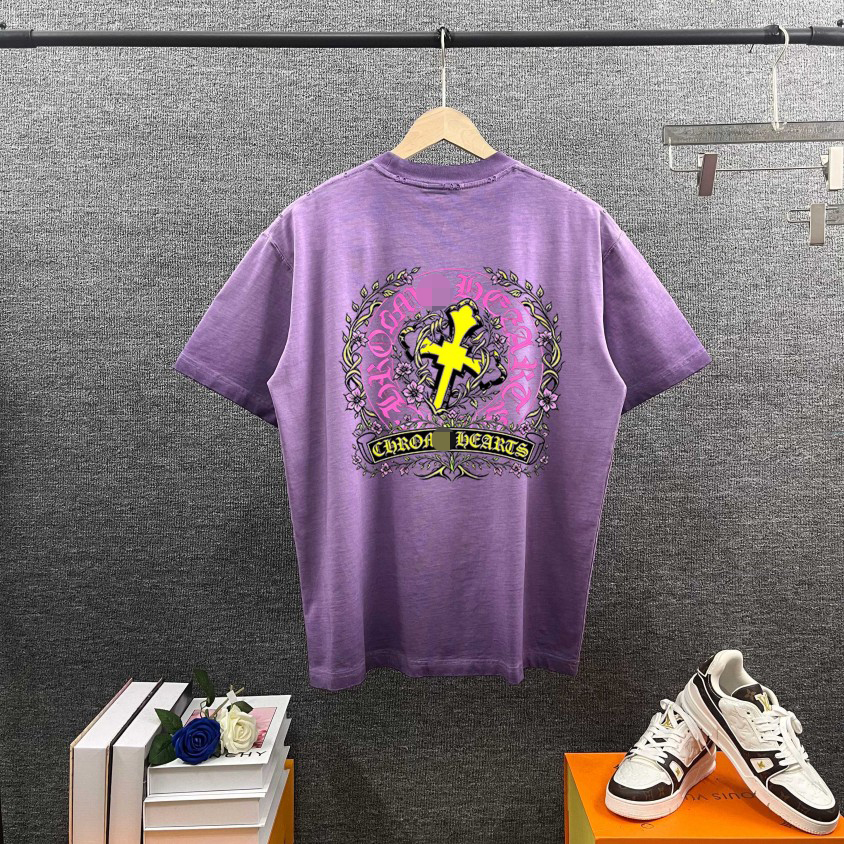 【クロムハーツタイプ】メンズ レディース 半袖Tシャツ aat23727