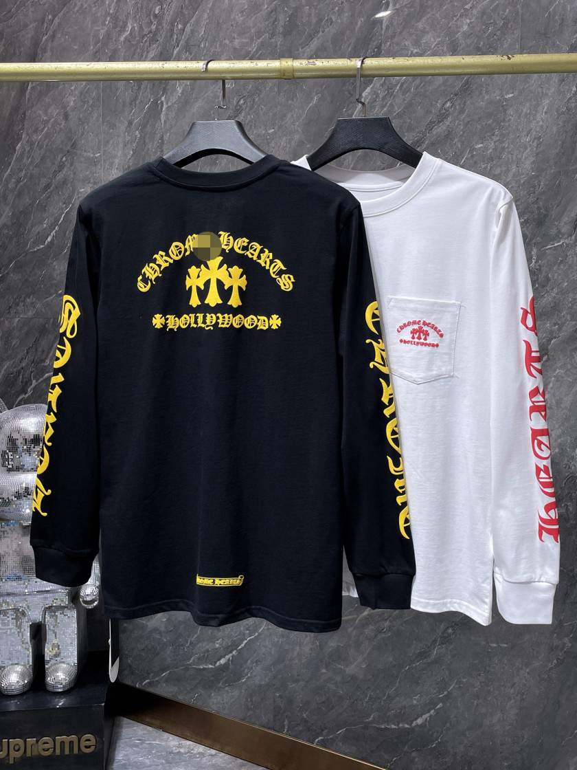 【クロムハーツタイプ】メンズ レディース 長袖 Tシャツ aat23732