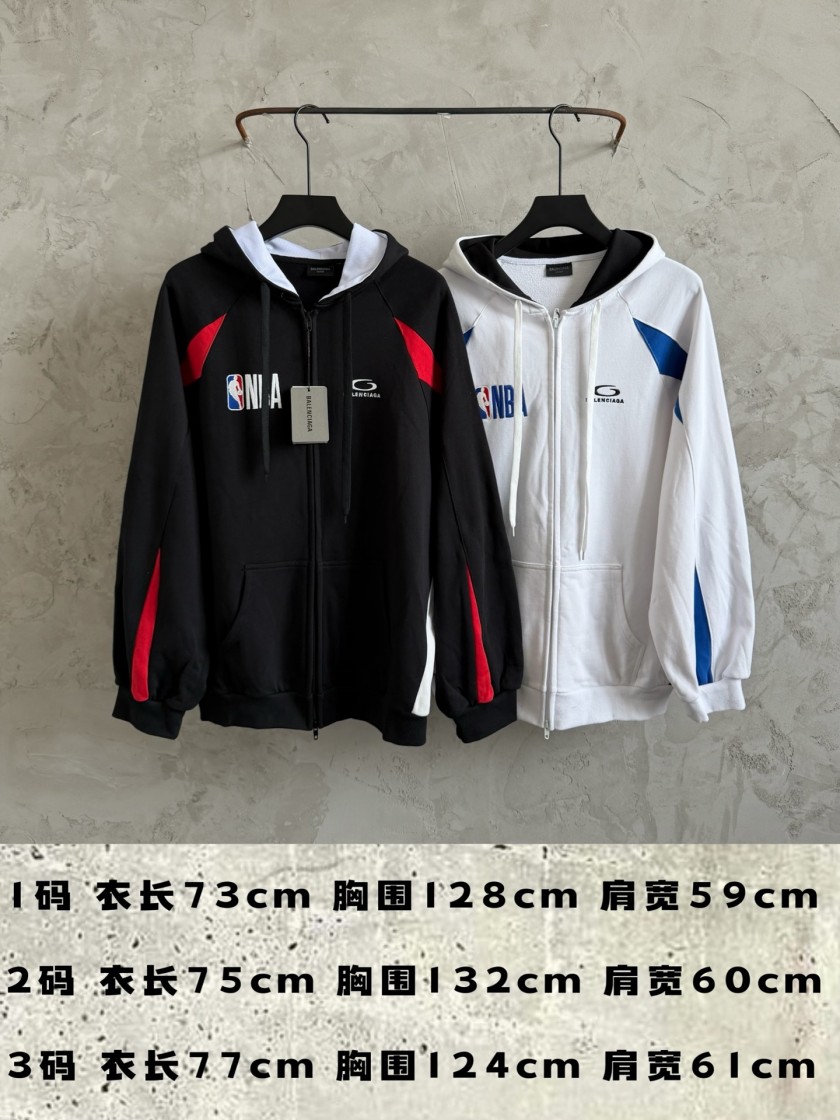 バレンシアガコピー×NBAパーカー フードジャケット