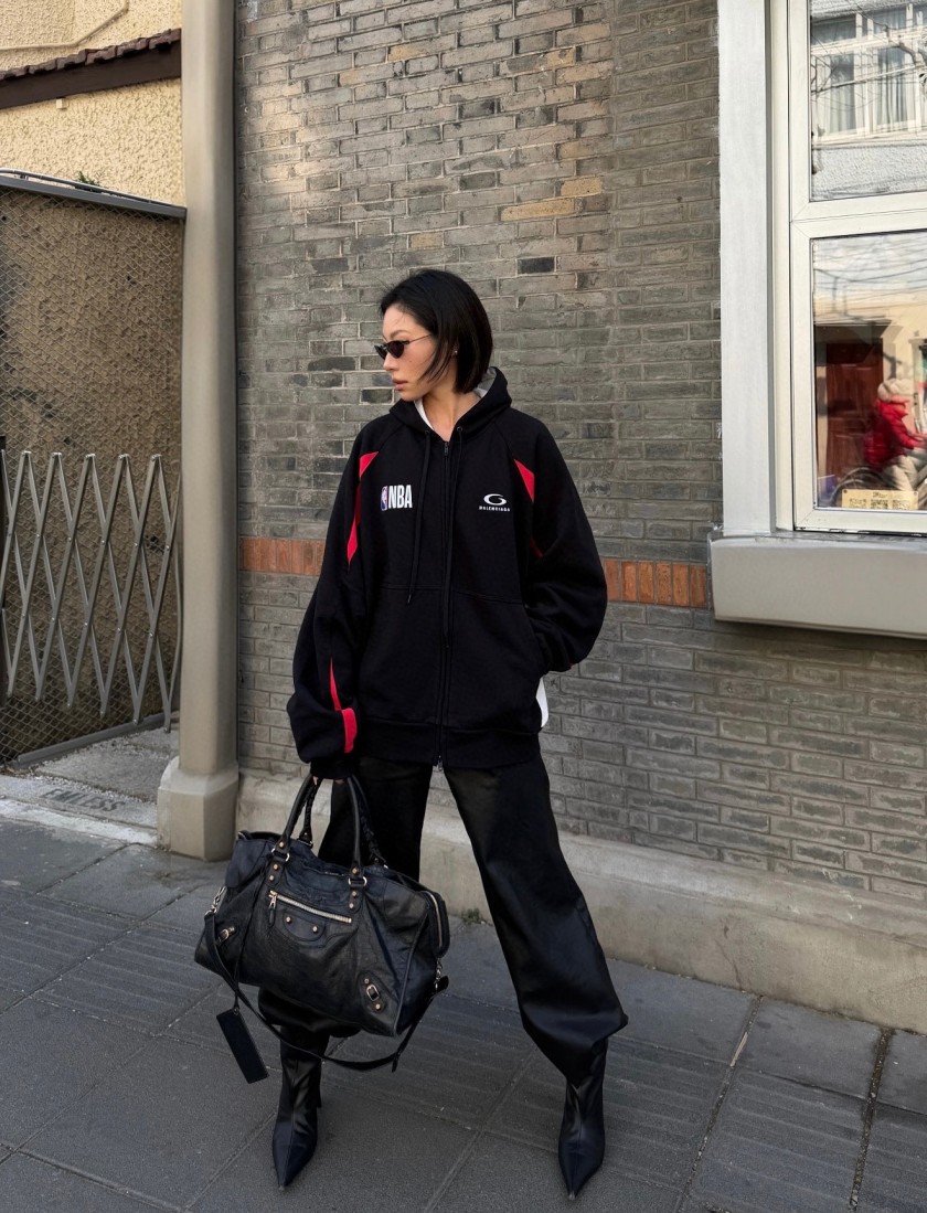 バレンシアガコピー×NBAパーカー フードジャケット