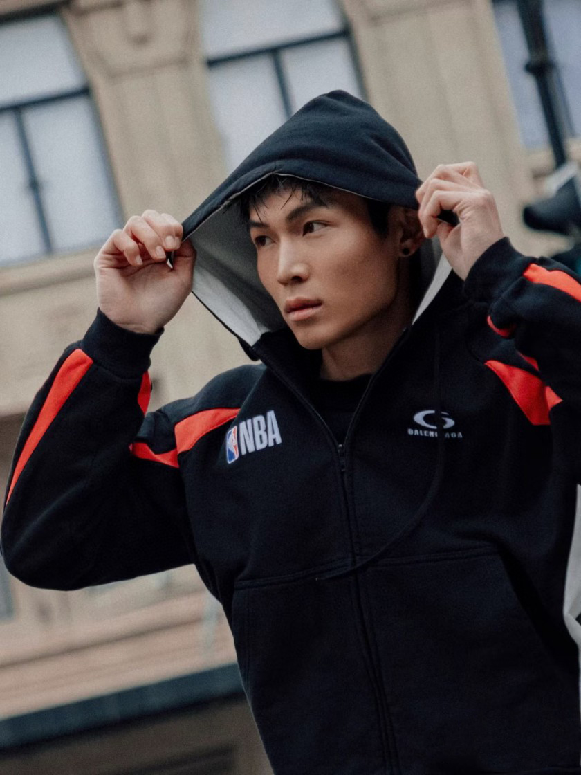 バレンシアガコピー×NBAパーカー フードジャケット