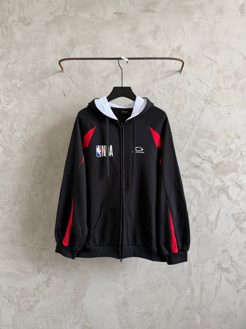 バレンシアガコピー×NBAパーカー フードジャケット