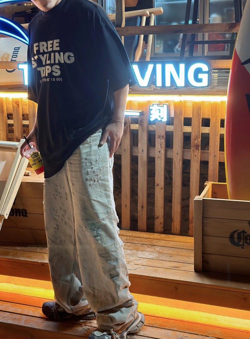 バレンシアガ スーパーコピースウェット パンツデニムパンツ