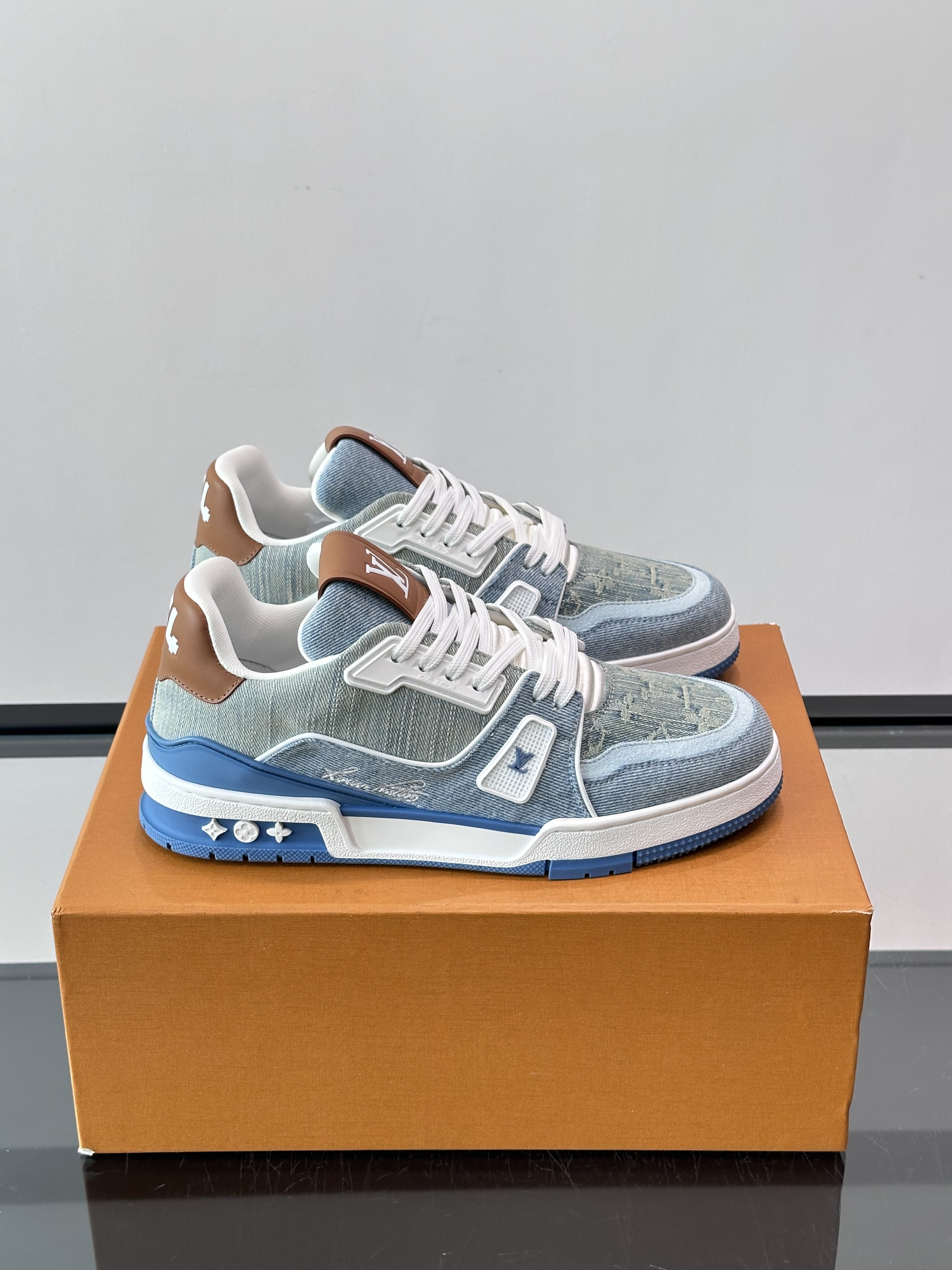 【ヴィトンタイプ】trainer メンズ スニーカー ash5906