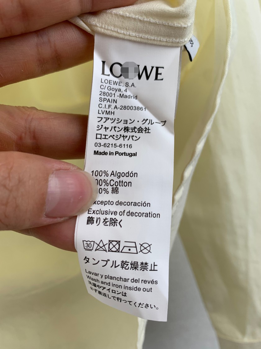 【ロエベタイプ】メンズ レディース  シャツ ay2060
